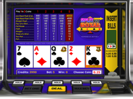 Split Way Royal Video Poker
